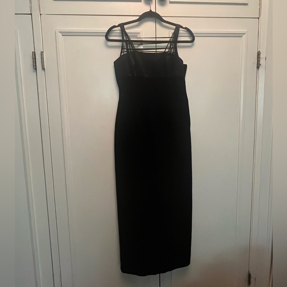 Elegant Long black evening gown size small